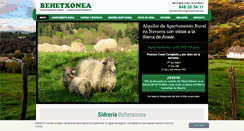 Desktop Screenshot of behetxonea.com